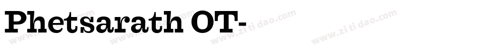 Phetsarath OT字体转换